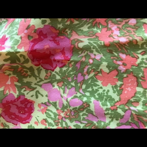 Plenty Frock Coral Silk Floral dress - Picture 3 of 5